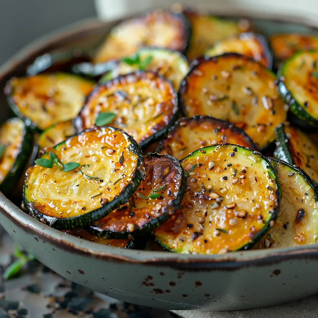 Crispy Baked Zucchini Chips Healthy Irresistible Snack