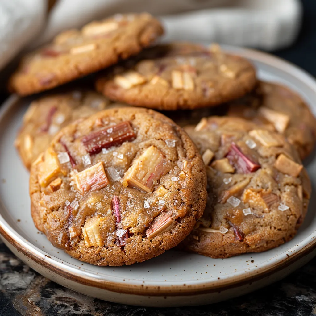 Irresistible Brown Sugar Rhubarb Cookies Sweet Tangy Treats