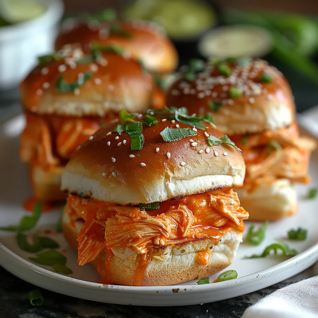 Buffalo Chicken Sliders