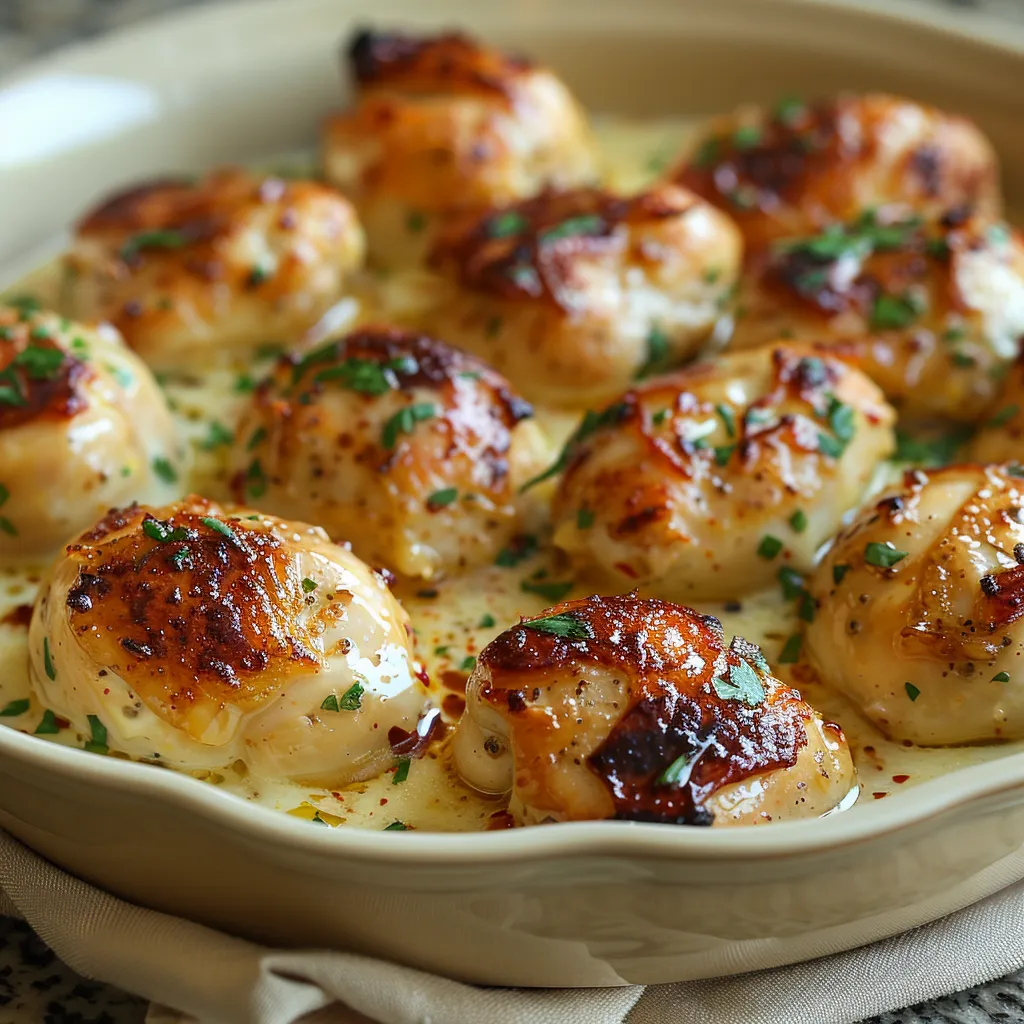Easy Creamy Garlic Chicken Bites for Authentic Flavor Bliss