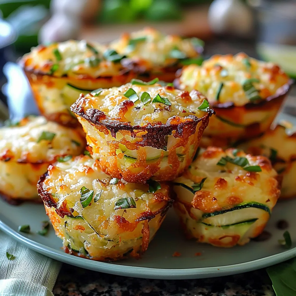 Irresistible Crispy Parmesan Zucchini Potato Muffins Recipe