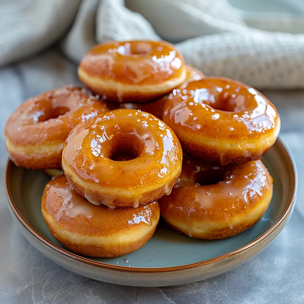 Irresistible Glazed Doughnuts Delightful Treats to Savor