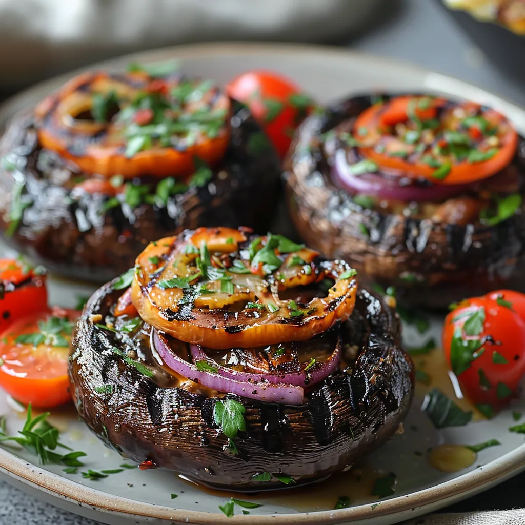 Ultimate Grilled Portobello Burgers Savory Juicy Delicious