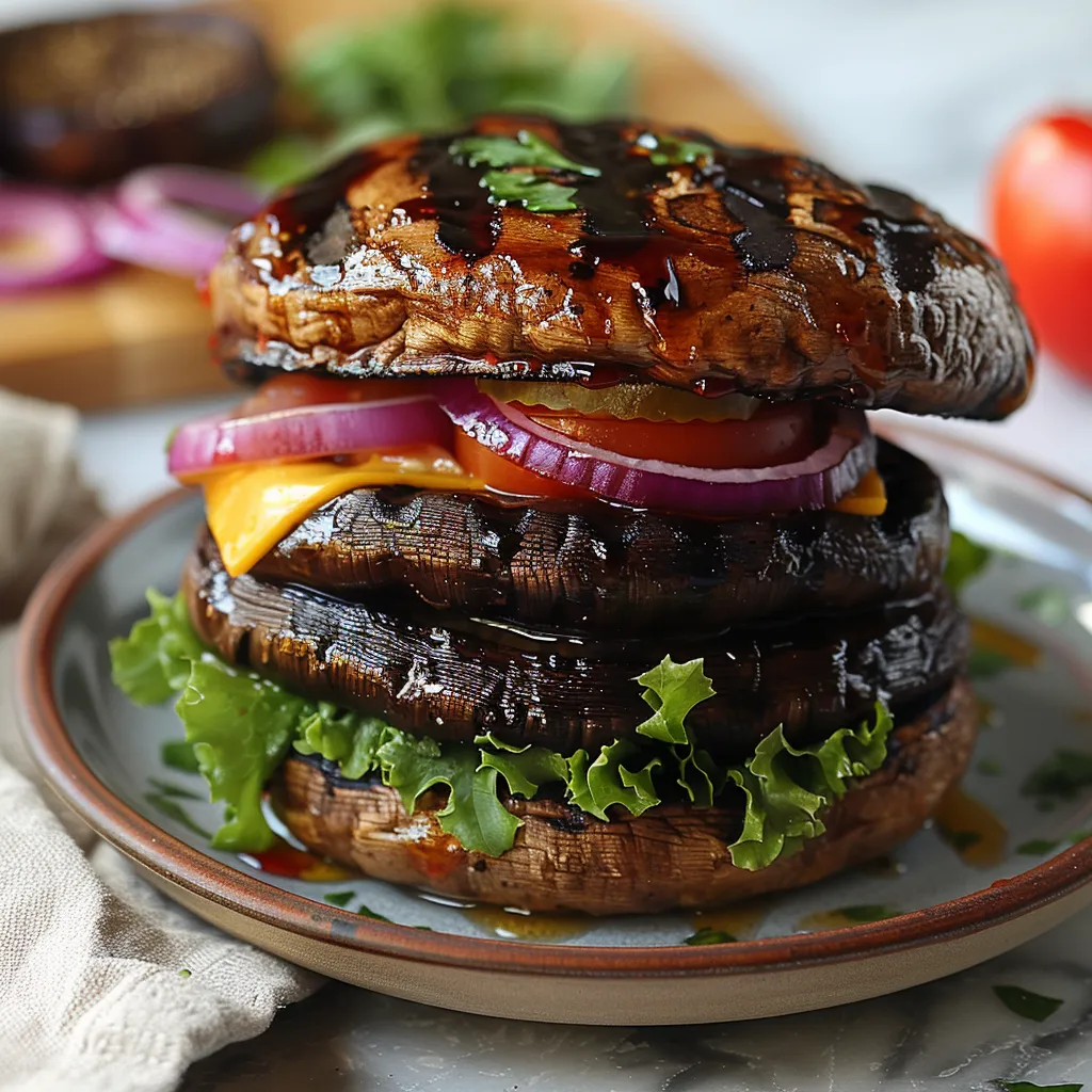 Grilled Portobello Burgers