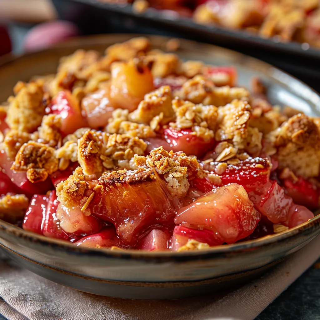 Irresistible Rhubarb Crisp Recipe Delightful Easy Dessert