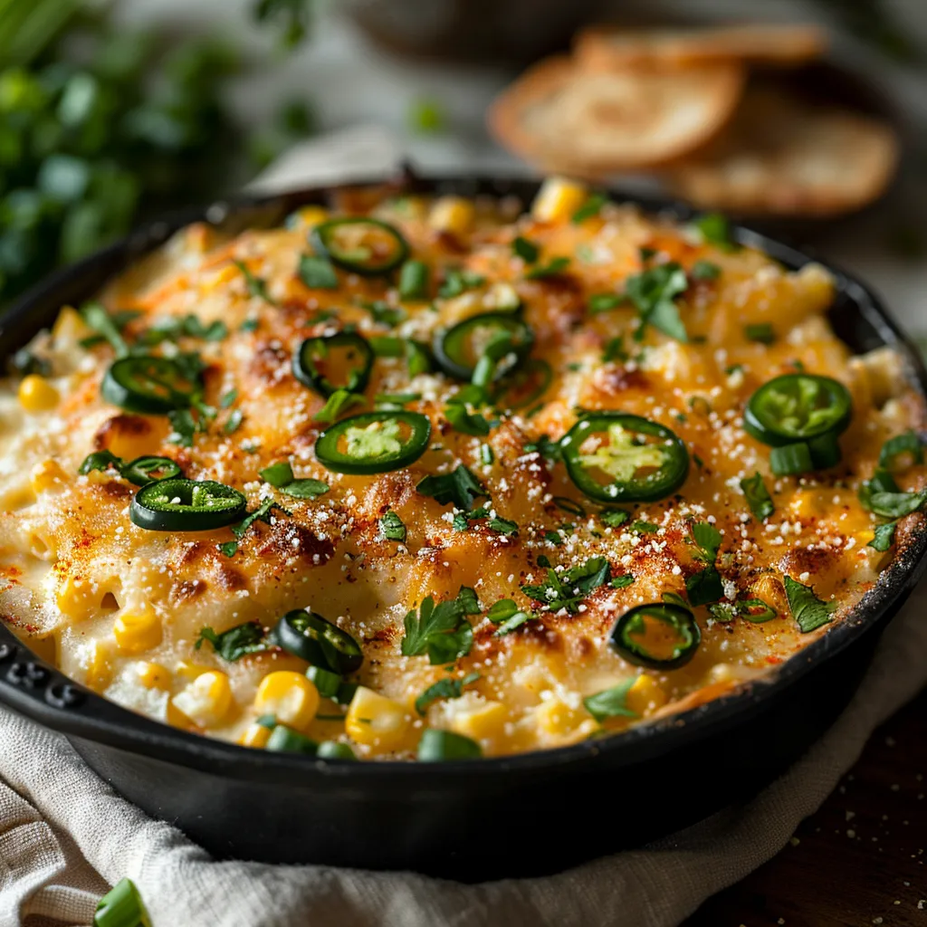 Spicy Jalapeño Corn Dip Irresistible Crowd Pleaser Recipe