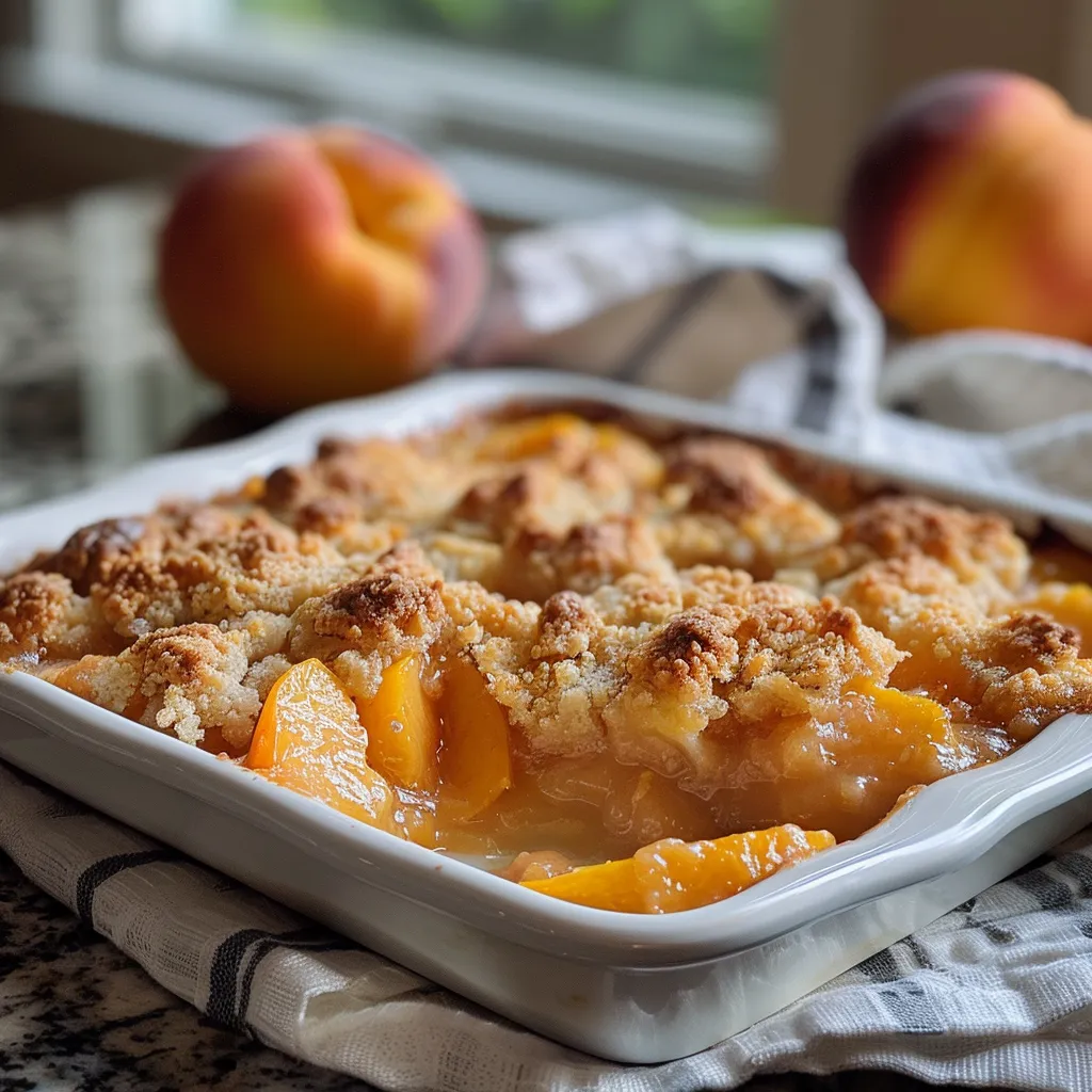 Irresistible Peach Cobbler Simple Recipe for Deliciousness