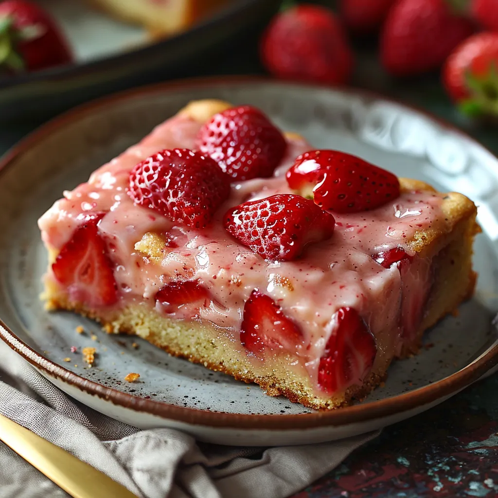 Strawberry Sheet Cake