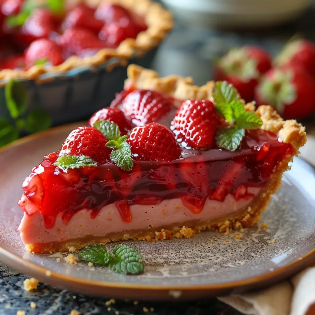 Delicious Strawberry Jello Pie Recipe Quick Easy Delight