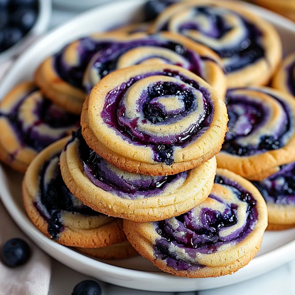Delicious Blueberry Cheesecake Swirl Cookies Must Try Treats