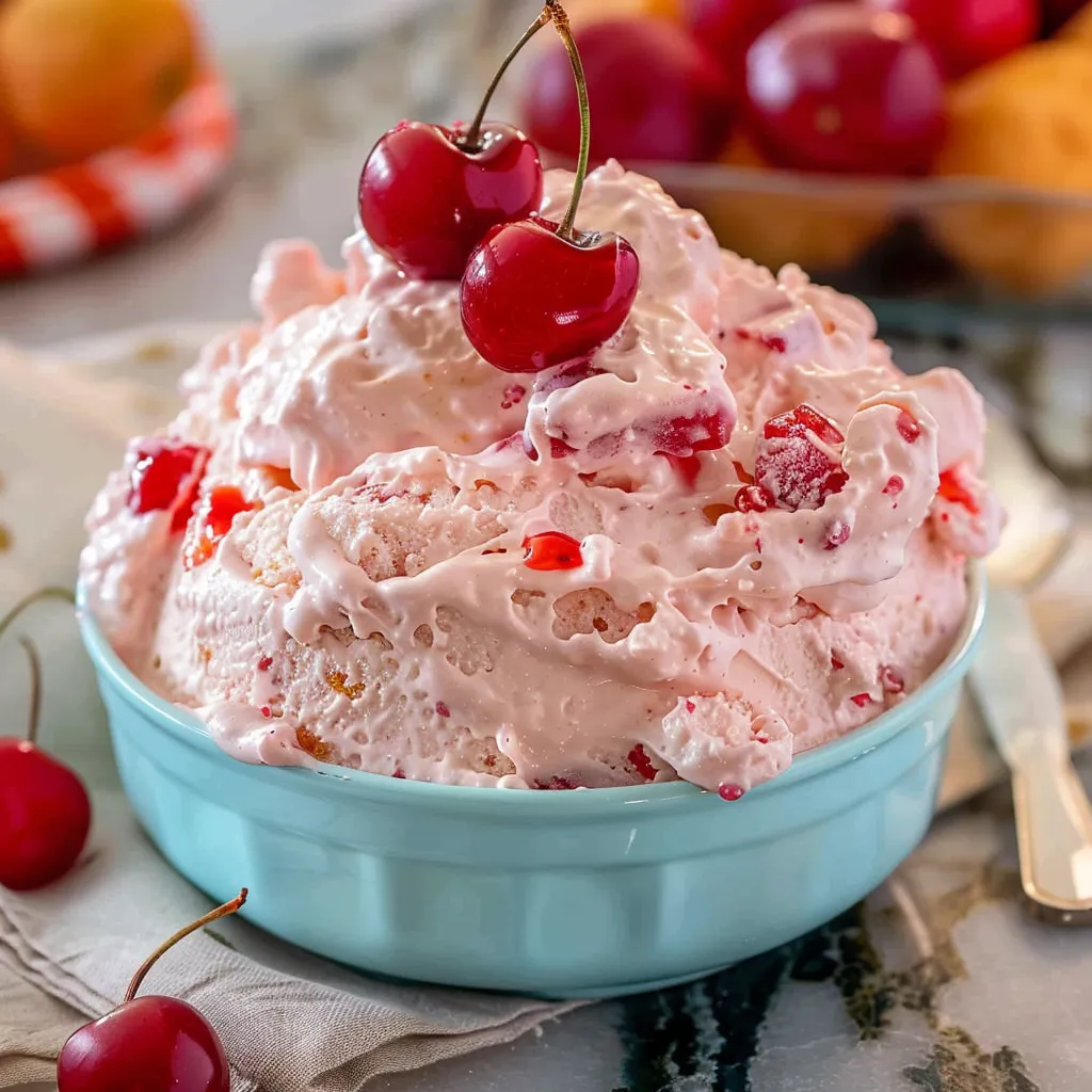 Delicious Cherry Fluff Recipe Easy Fluffy Irresistible Treat
