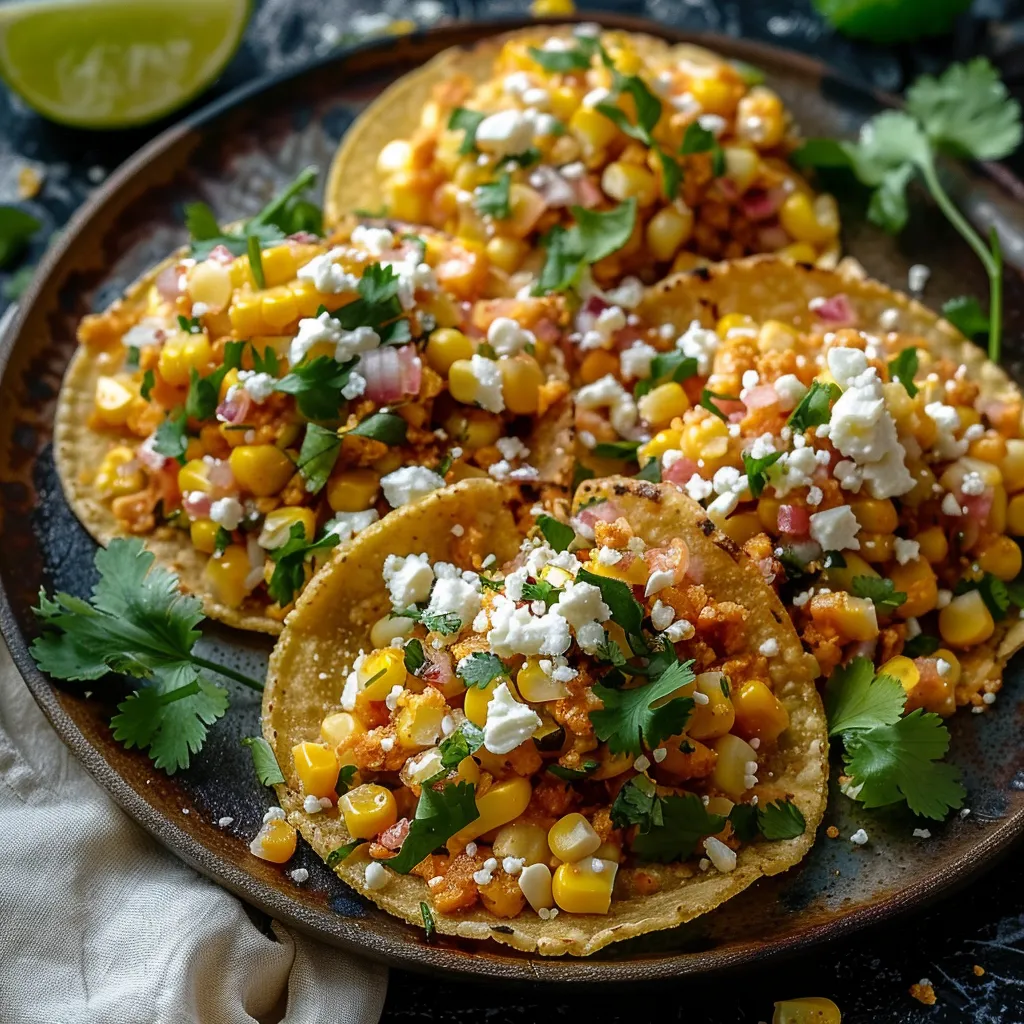 Crispy Mexican Street Corn Tostadas