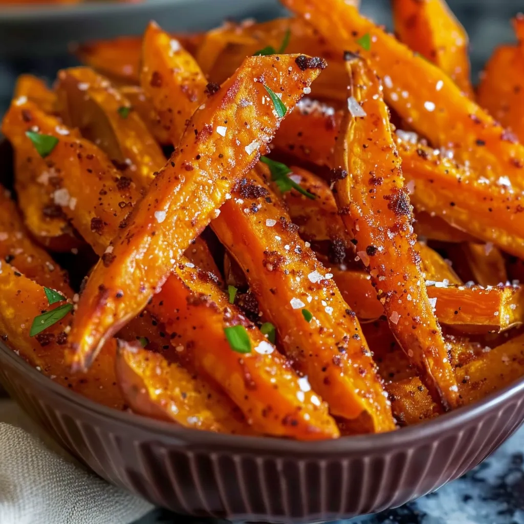 Crispy Sweet Potato Fries Irresistible Flavor Packed Delight