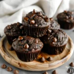 Double Chocolate Zucchini Muffins