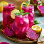 Dragon fruit Lemonade