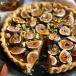 Fig Honey Pistachio Tart