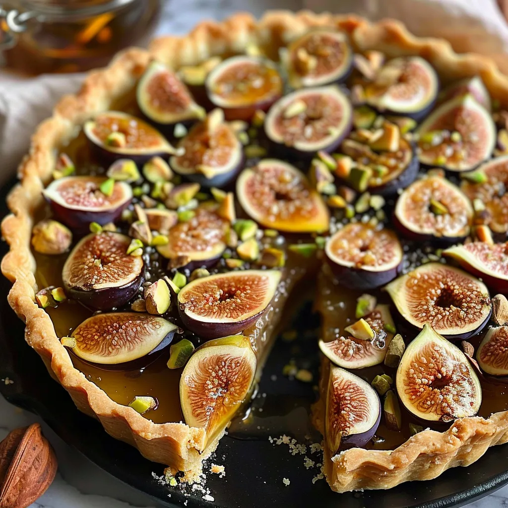 Irresistible Fig Honey Pistachio Tart A Delicious Delight