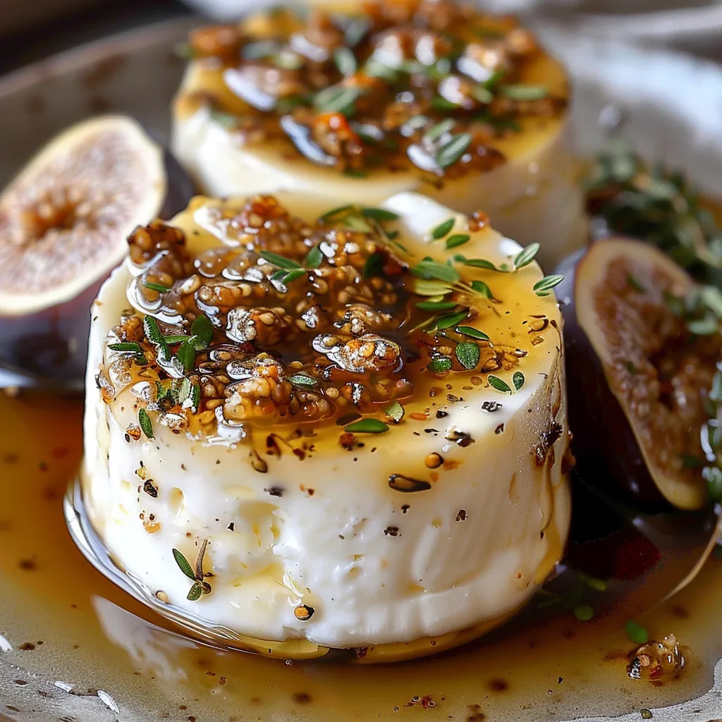Indulge in Goat Cheese with Honey Fig A Sweet Delight