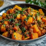 Ground Turkey Sweet Potato Skillet