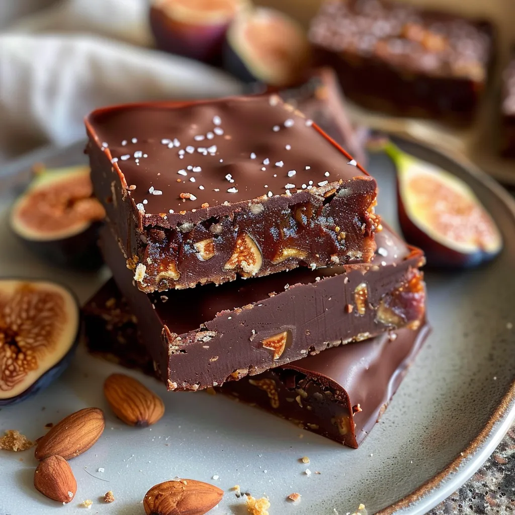 Healthy Chocolate Fig Bars