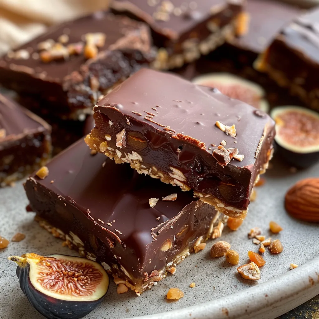 Delicious Healthy Chocolate Fig Bars GuiltFree Indulgence