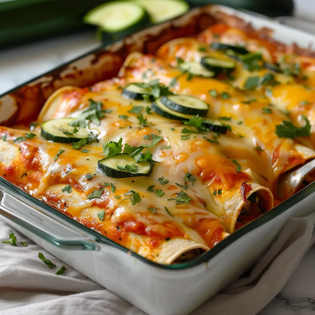 Delicious Healthy Zucchini Enchiladas for Guilt-Free Indulgence