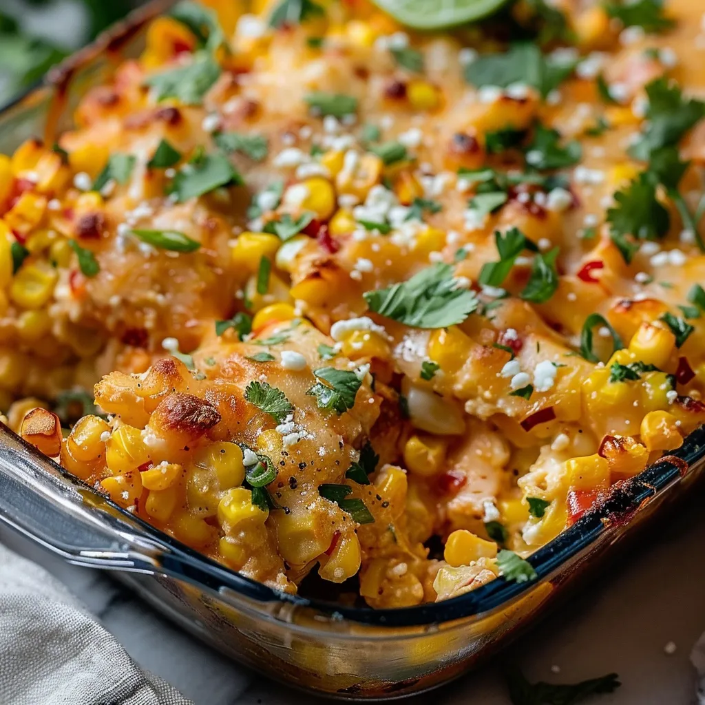 Savory Mexican Street Corn Casserole A Crowd Pleasing Delight