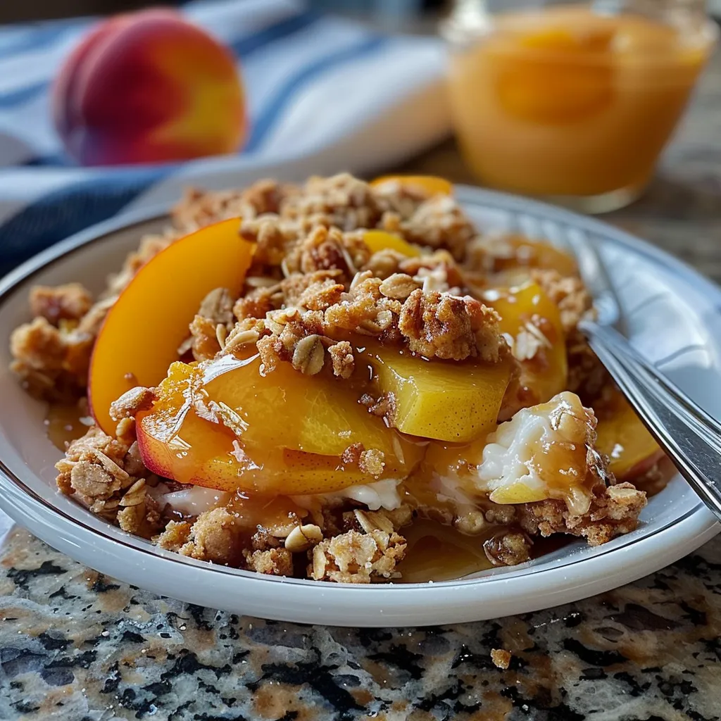 Nectarine Brown Sugar Crisp
