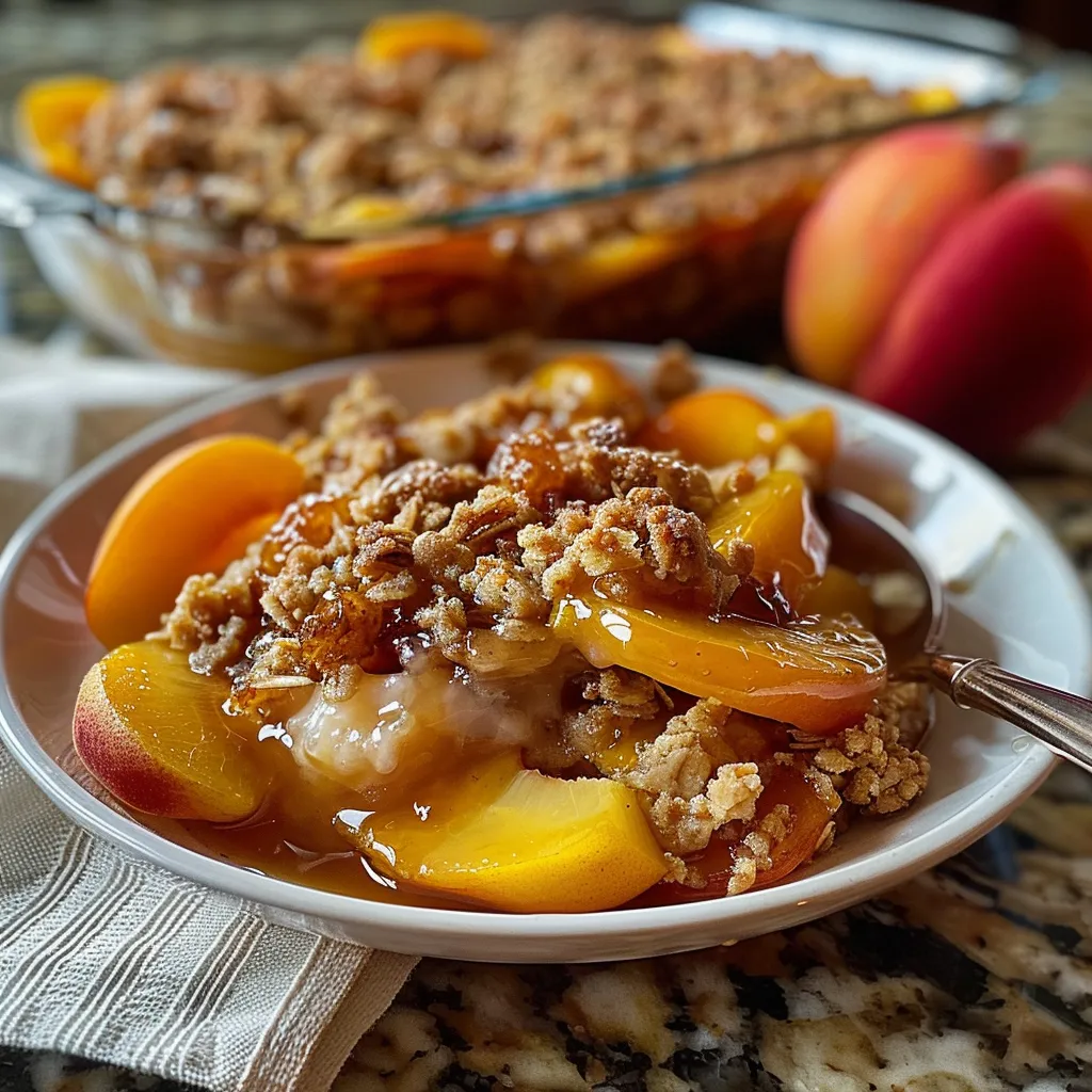 Nectarine Brown Sugar Crisp