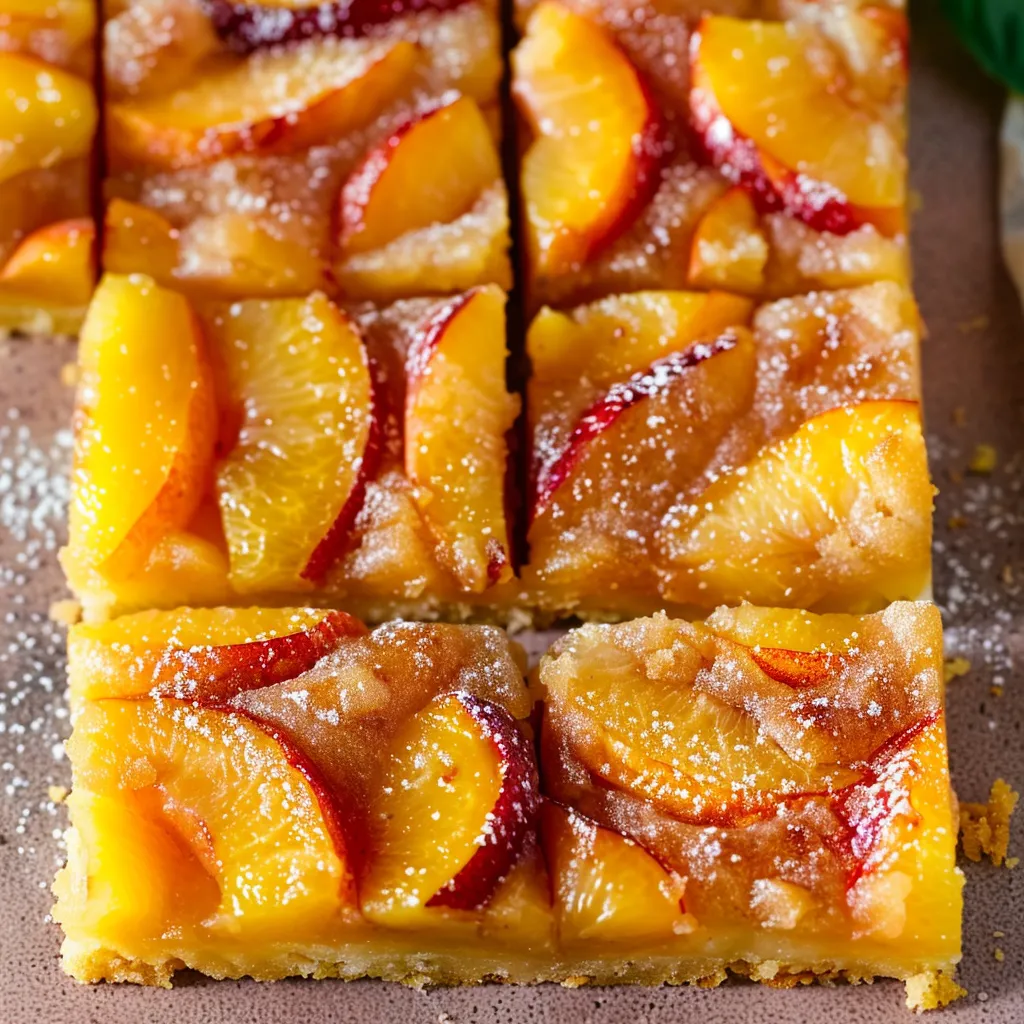Delicious Nectarine Lemon Bars Ultimate Citrus Treat Recipe