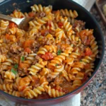 One-Pot Cheeseburger Pasta