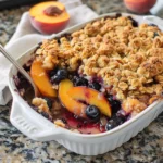 Peach Blueberry Crisp