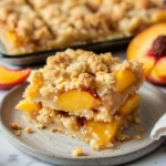 Peach Crumble Bars