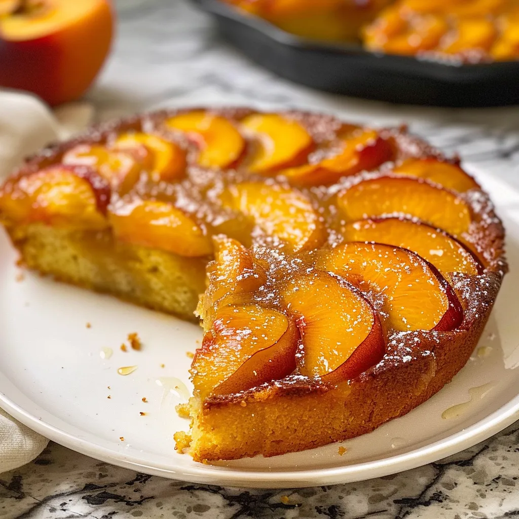 Peach Upside-Down Cake