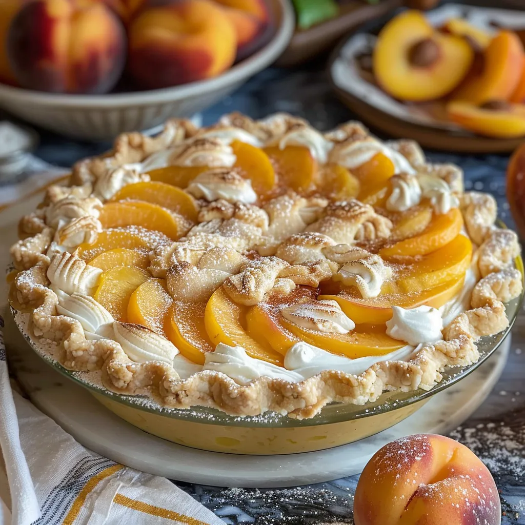 Peaches and Cream Pie