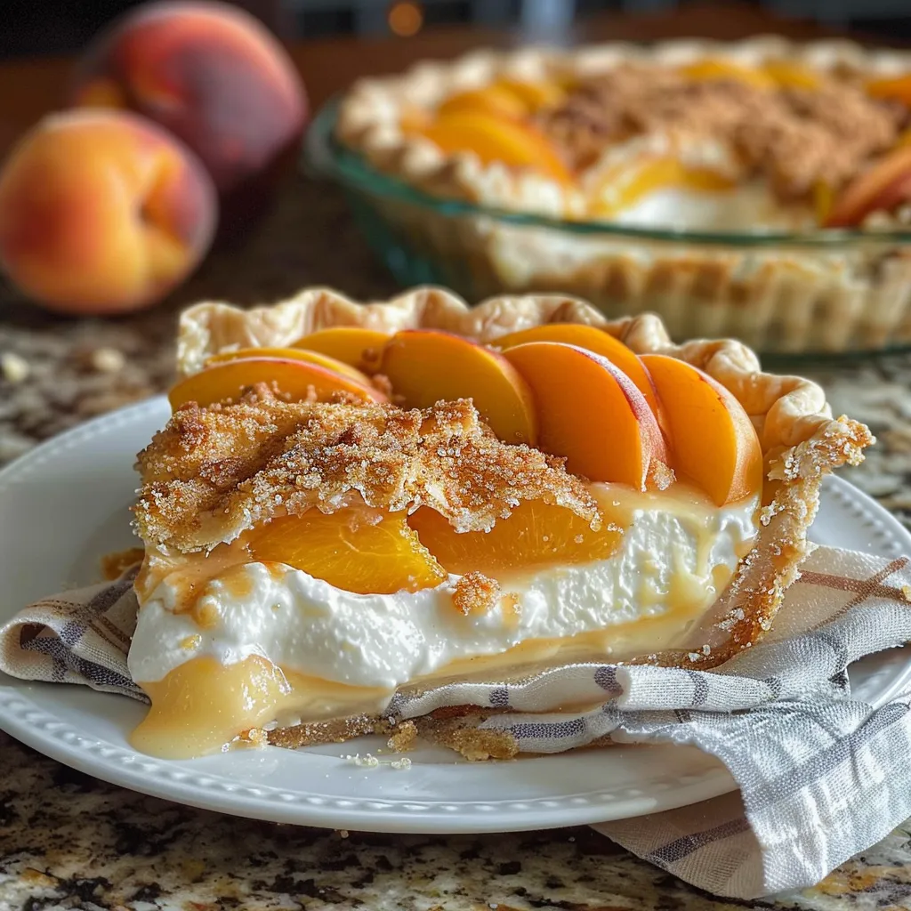 Irresistible Peaches and Cream Pie Quick Delicious Recipe