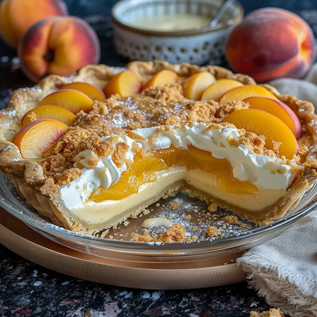 Peaches and Cream Pie