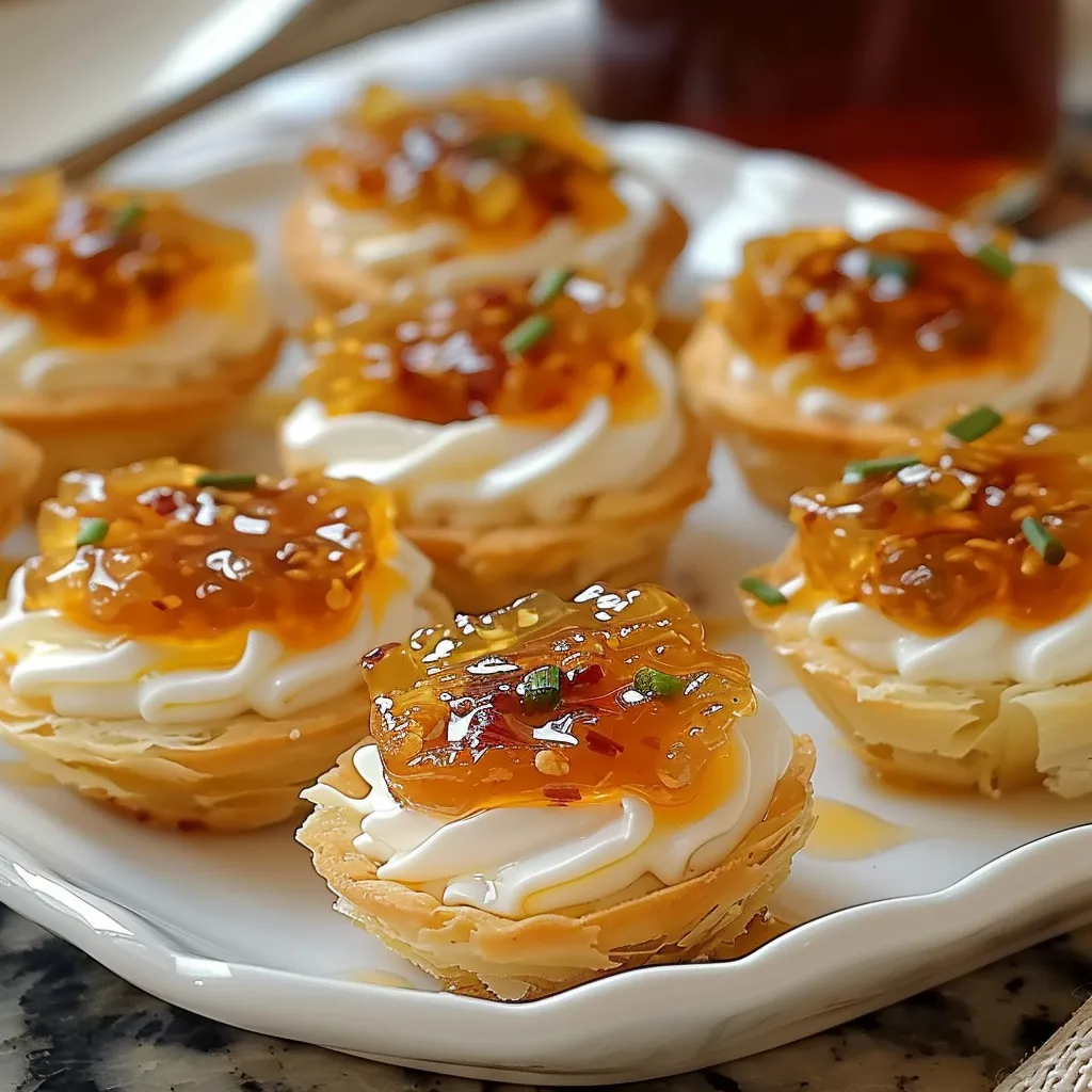 Pepper Jelly & Cream Cheese Bites