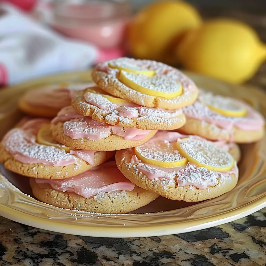 Pink Lemonade Cookies