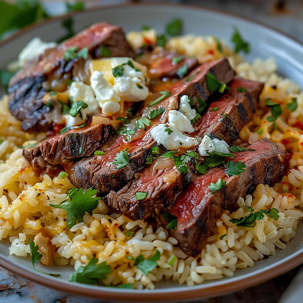 Steak & Queso Rice