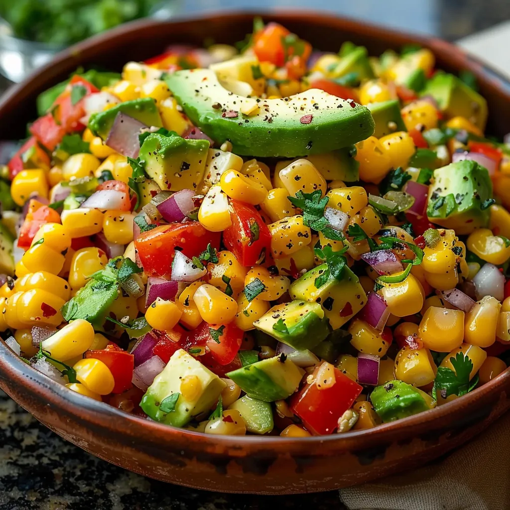 Refreshing Summer Corn Salad with Avocado Easy Delicious