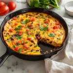 Vegetarian Black Bean Southwest Frittata