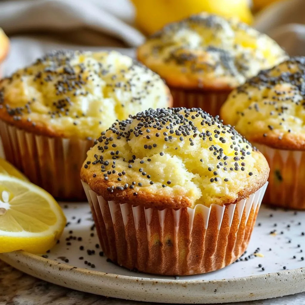 Irresistible Zesty Lemon Poppy Seed Cottage Cheese Muffins