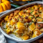 squash casserole with stuffing