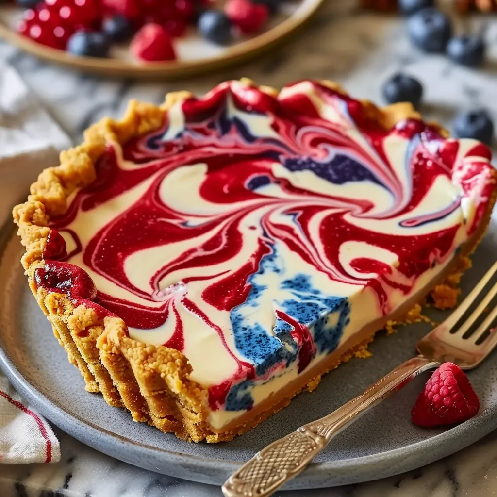 4th of July Swirl Pie