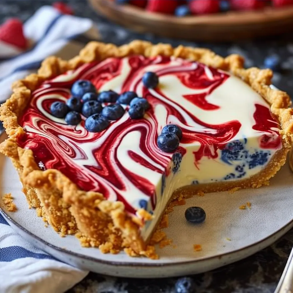 Delicious 4th of July Swirl Pie Celebrate with this Festive Treat