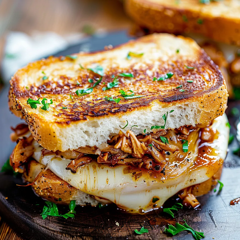 Ultimate BBQ Chicken Grilled Cheese Irresistible Flavor Combo