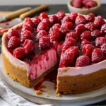 Baked Raspberry Cheesecake