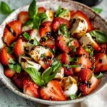 Balsamic Strawberry Caprese