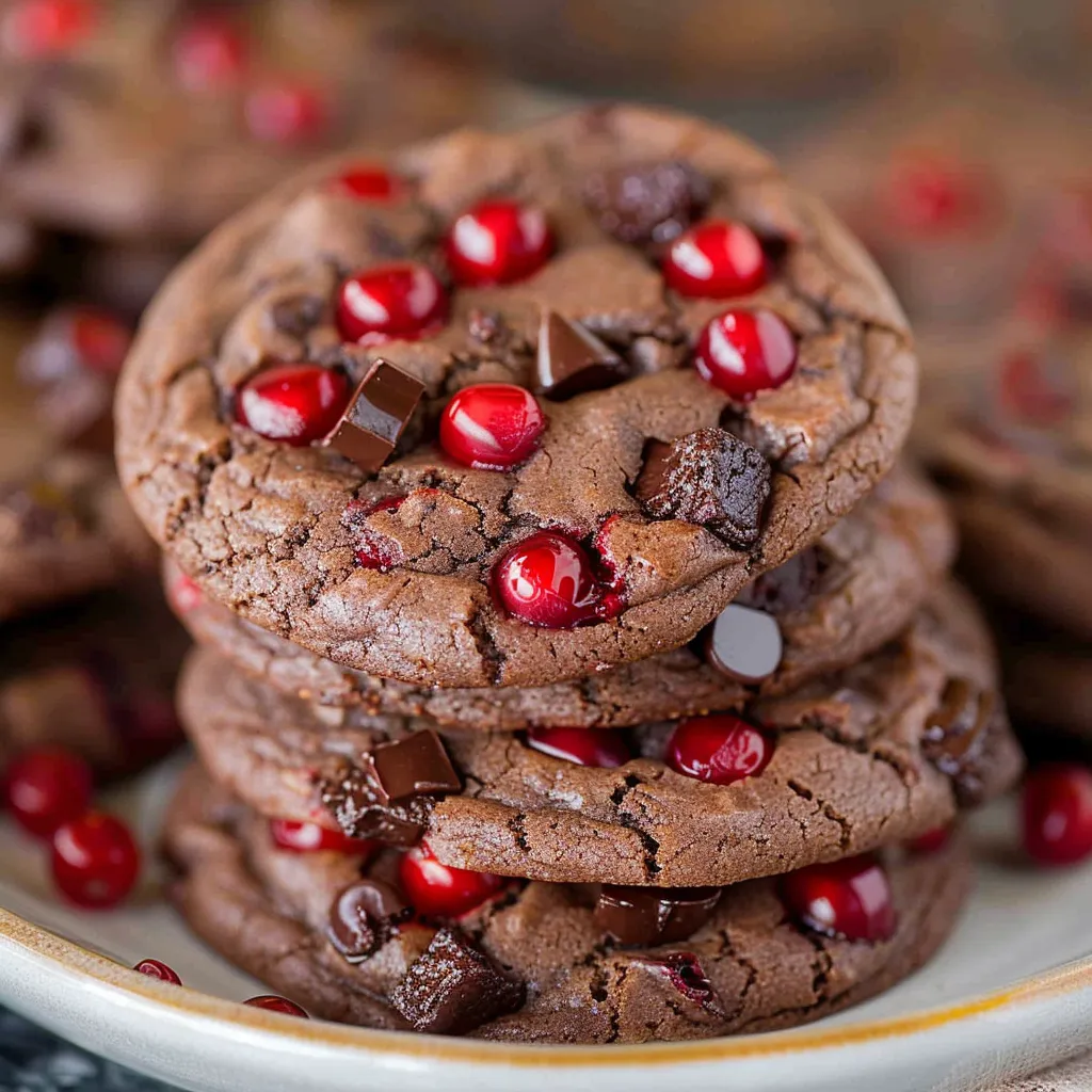 Irresistible Black Forest Cookies Decadent Chocolate Delight